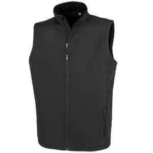 Result Genuine Recycled Mens Softshell Printable Body Warmer / Black